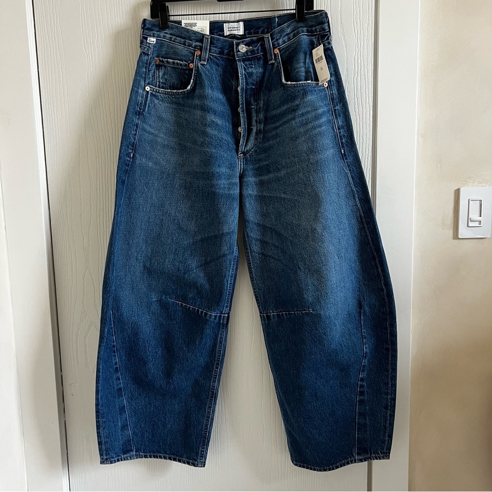 Citizens Of Humanity Blue Wide-Leg Jeans - Picture 4 of 8